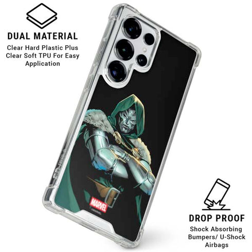 Marvel Dr. Doom Galaxy S25 Ultra Clear Case